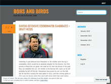 Tablet Screenshot of bohsandbirds.com